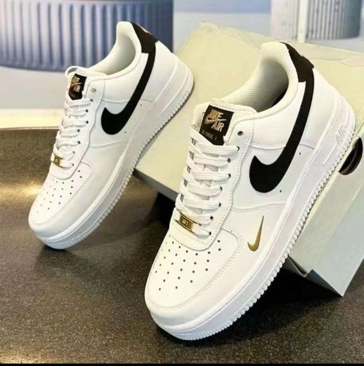 Nike Air Force 1 “Black & Gold Royalty”