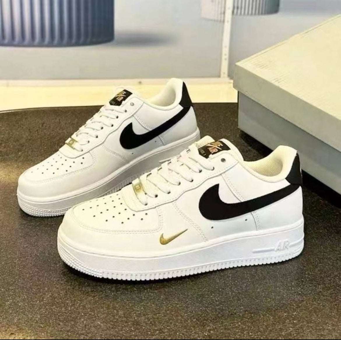 Nike Air Force 1 “Black & Gold Royalty”